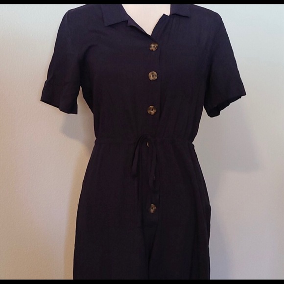 RED DRESS BOUTIQUE CHIC NAVY NWT JUMPSUIT ROMPER FASHION ON EARTH - Picture 1 of 11